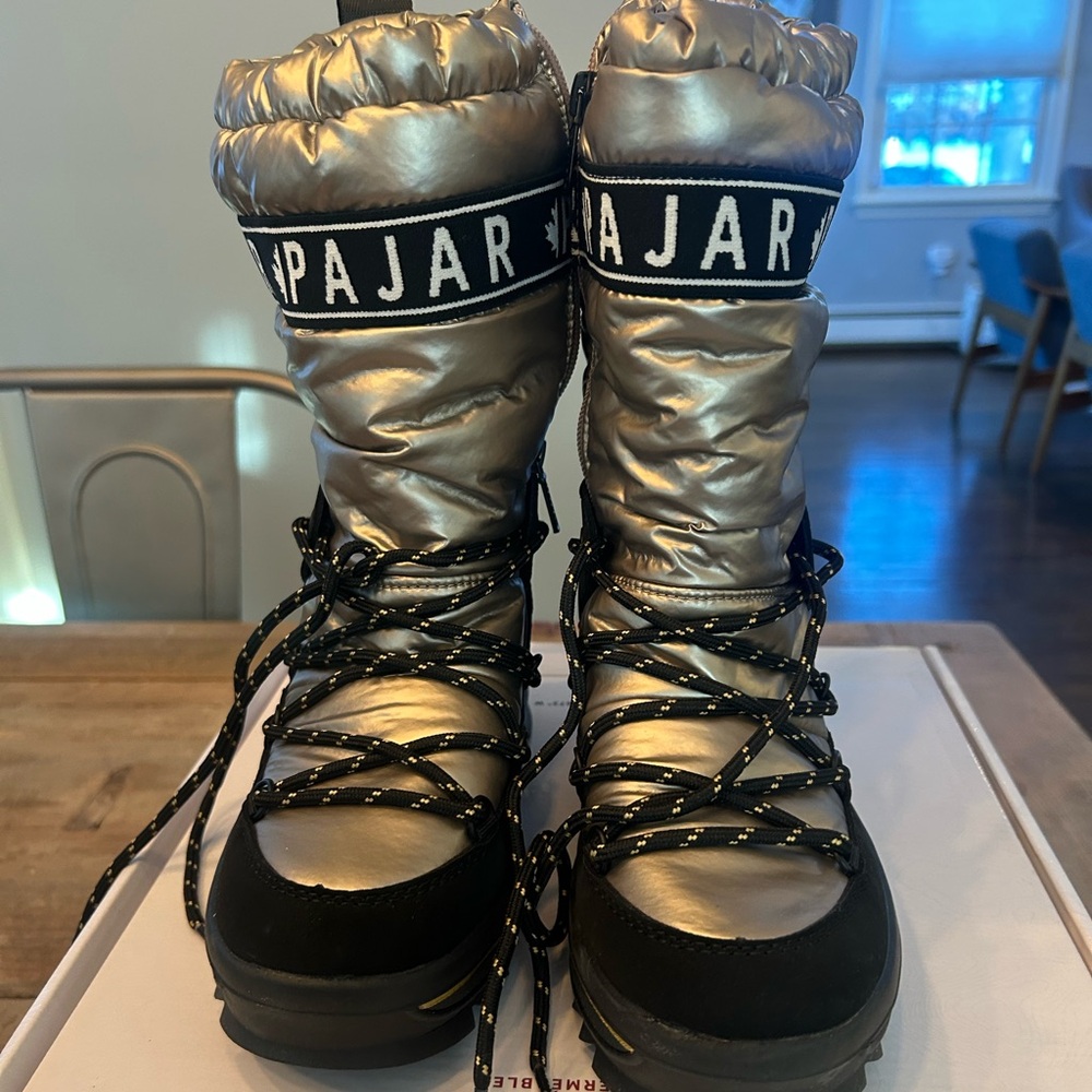 Pajar Women’s Metallic snow Boots  Size 6.5  Waterproof Insulated Winter NWT